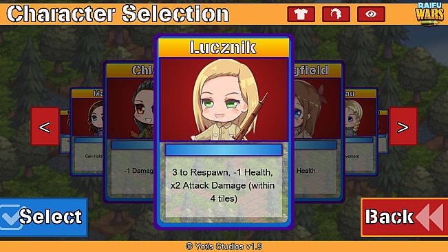 Raifu Wars - Lucznik Character