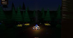 The Throwing Pinecones Into A Campfire Game