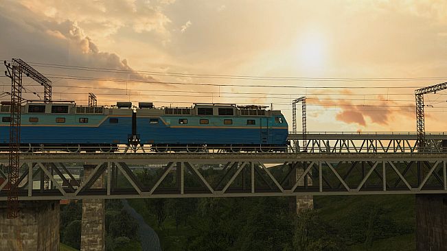ZDSimulator - Dnipro-Genichesk (to Zaporizhia) Route