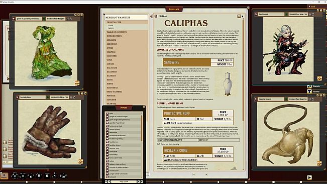 Fantasy Grounds - Pathfinder RPG - Pathfinder Companion: Merchant's Manifest