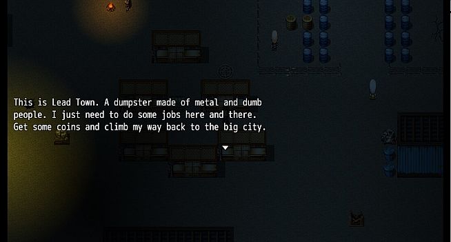 A Dark World: The Glowing City