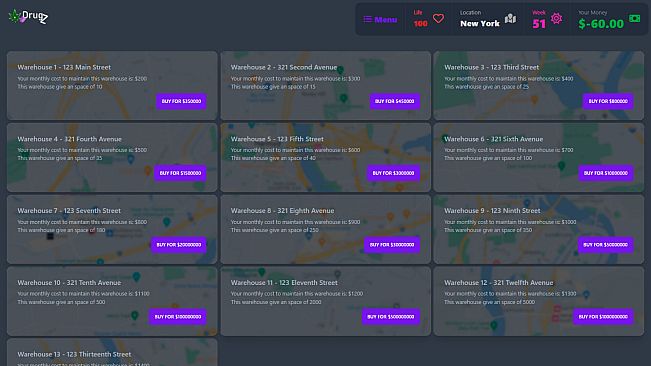 Drugz - 2D Drug Empire Simulator