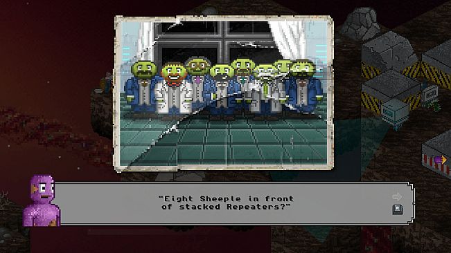 Patchman vs. Blue Squares