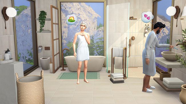 The Sims 4 Sleek Bathroom Kit