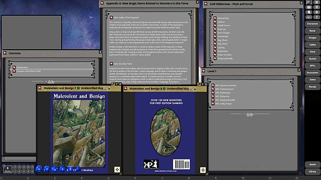 Fantasy Grounds - Malevolent and Benign I