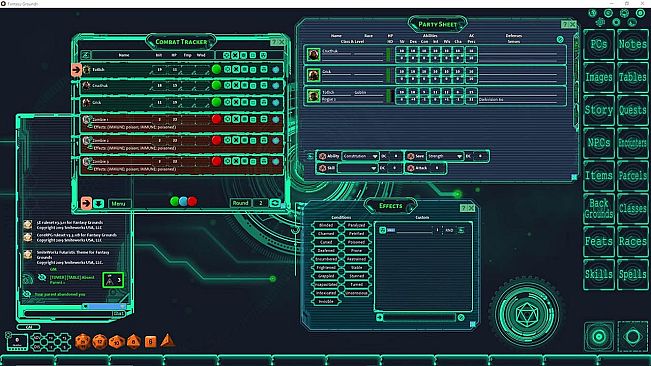Fantasy Grounds - FG Theme - Futuristic