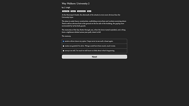 Way Walkers: University 2