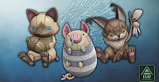 Monster Hunter World: Iceborne - MHW:I Room Decor: Giant Stuffed Doll Set