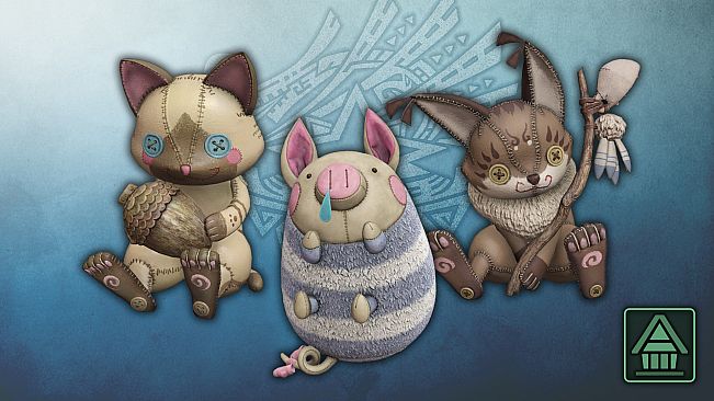 Monster Hunter World: Iceborne - MHW:I Room Decor: Giant Stuffed Doll Set