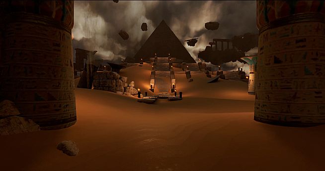 The secret pyramid VR