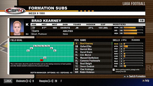 Gridiron Masters '98