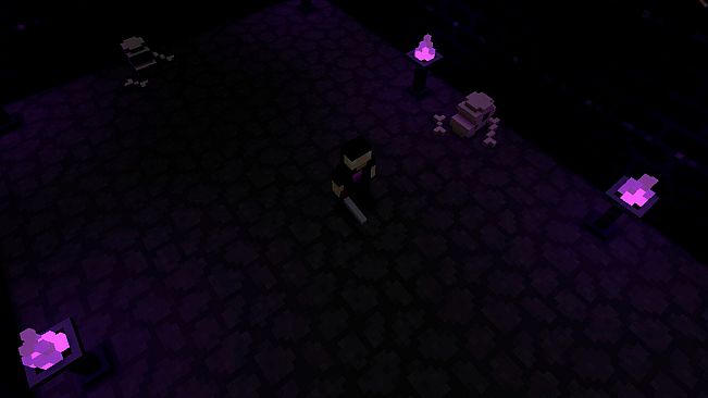 Spooky Halloween in the Voxel World (Remake)