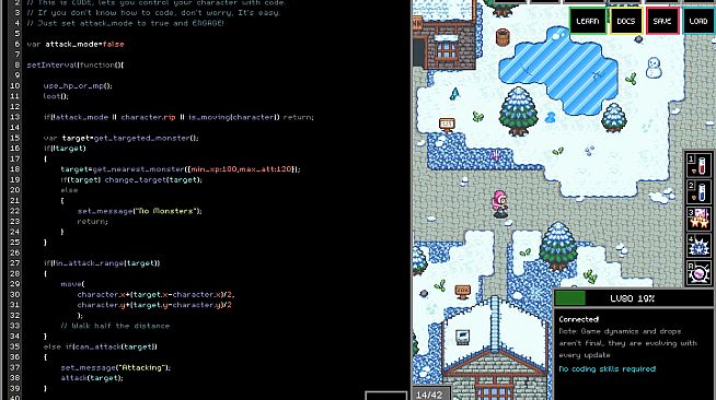Adventure Land - The Code MMORPG
