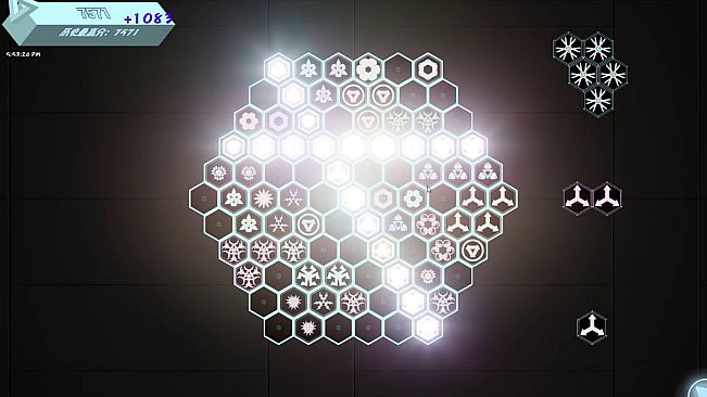 Glowing Hexagon