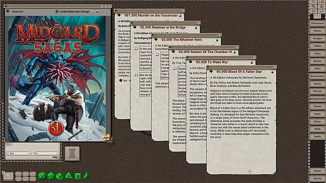Fantasy Grounds - Midgard Sagas for 5th Edition