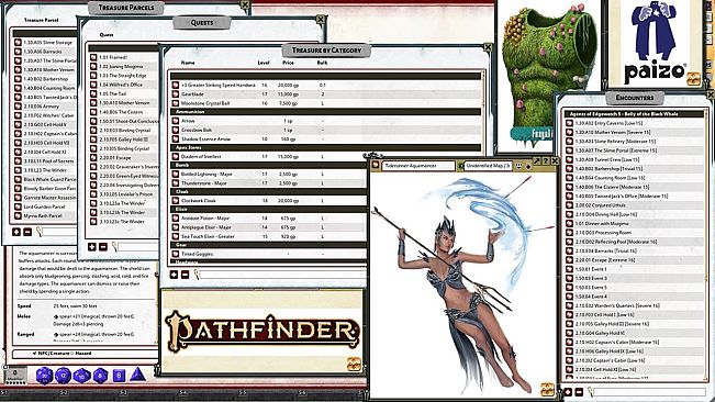 Fantasy Grounds - Pathfinder 2 RPG - Agents of Edgewatch AP 5: Belly of the Black Whale