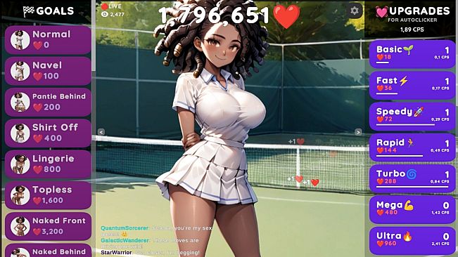 Hentai Clicker: Selena is streaming