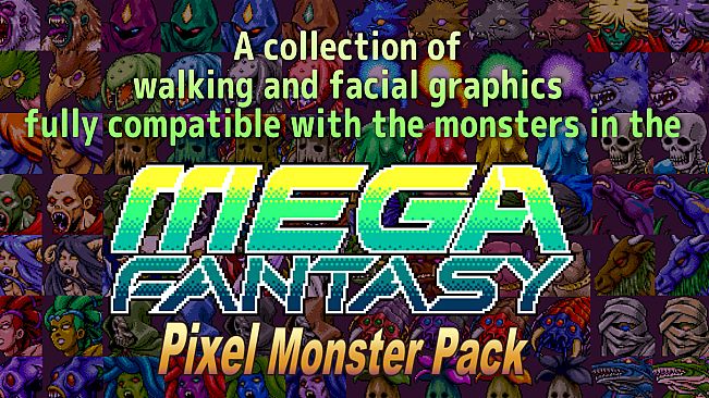 MEGA FANTASY Walking Monsters and Faces
