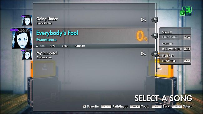Rocksmith 2014 Edition – Remastered – Evanescence - “Everybody’s Fool”