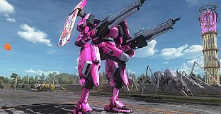 EARTH DEFENSE FORCE 5 - Air Raider Piloted Weapon: Combat Frame Phantasia Shield Nyx
