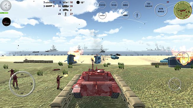 Battle 3D - Strategy game - Red Side