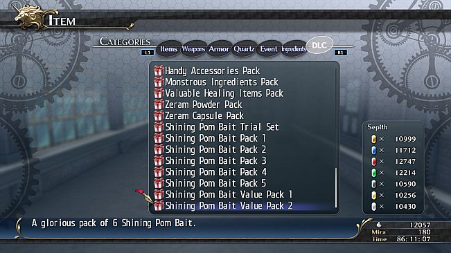The Legend of Heroes: Trails of Cold Steel - Shining Pom Bait Value Pack 2