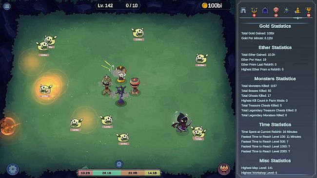 Samawa Idle - More Stats & Visuals