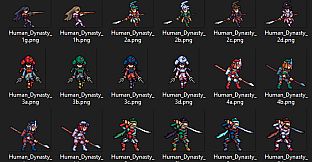 RPG Maker MZ - MT Tiny Tales Battlers - Magitek Dynasty