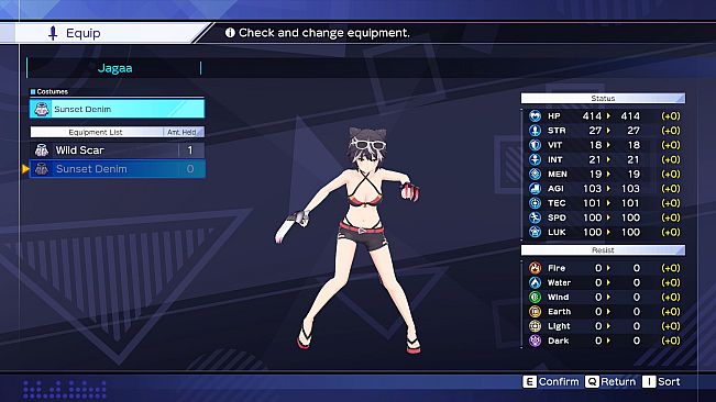 Neptunia Game Maker R:Evolution - Swimsuit Costume Set