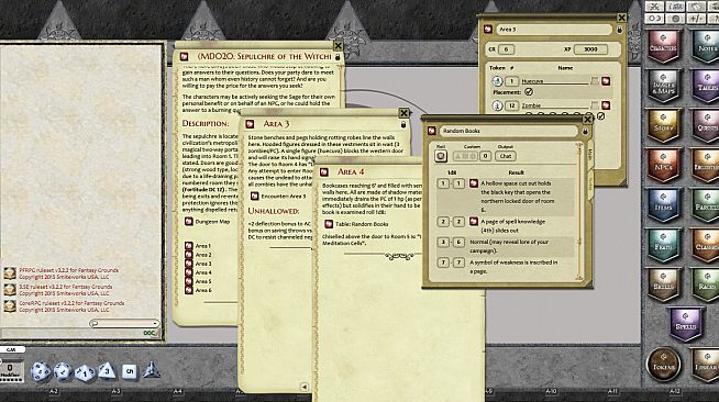 Fantasy Grounds - Mini-Dungeon #020: Sepulchre of the Witching Hour's Sage (PFRPG)