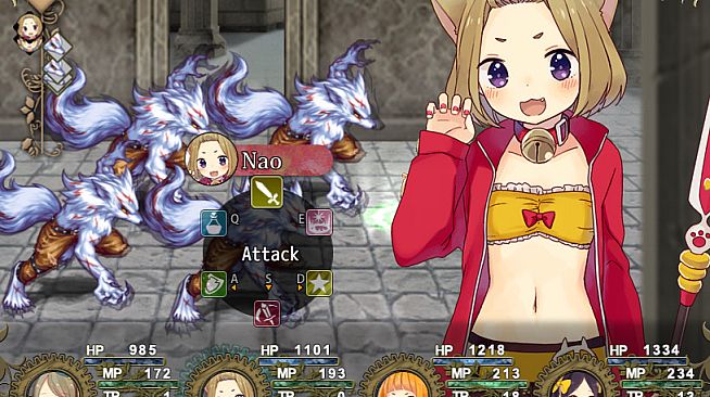 Magical girl's labyrinth