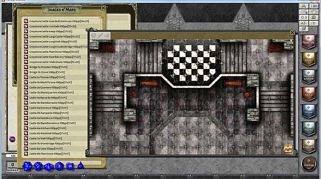 Fantasy Grounds - Maps: Graystone Castle