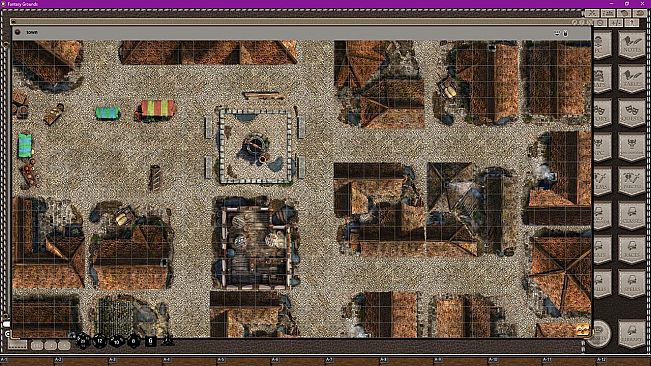 Fantasy Grounds - Black Scrolls Medieval Fantasy City (Map Tile Pack)