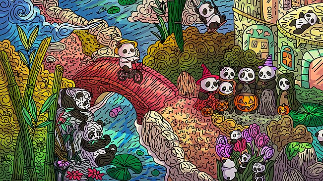 100 Panda Cats