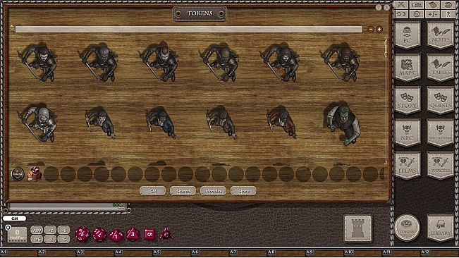 Fantasy Grounds - Jans Token Pack 23 - Thugs and Thieves