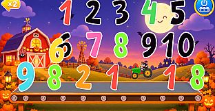 123 Halloween Early Learning Games for Kids, Toddlers, Babies 1+
