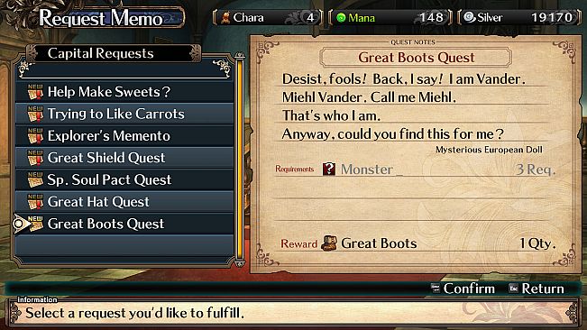 Labyrinth of Galleria: The Moon Society - Quest Set