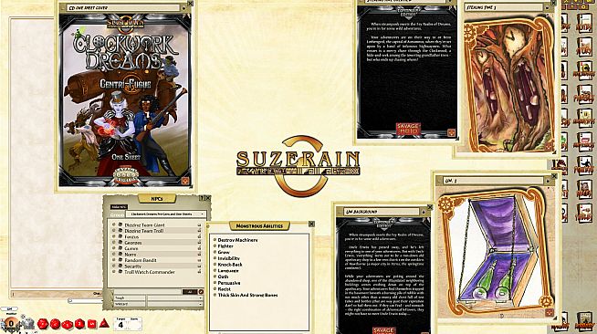 Fantasy Grounds - Clockwork Dreams Intro Pack (Savage Worlds)