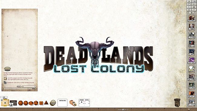 Fantasy Grounds - Deadlands Lost Colony