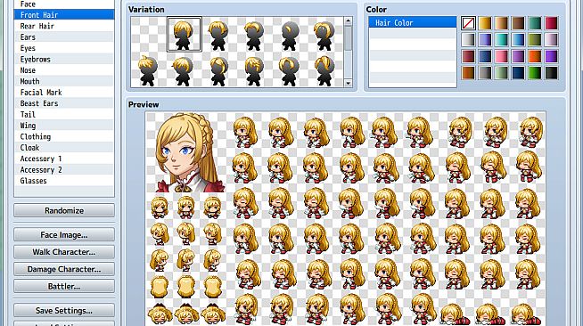 RPG Maker MV - Add-on Vol.4: Kid Generator Parts