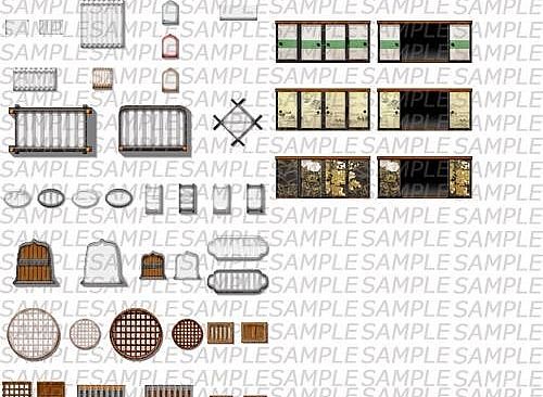 RPG Maker MZ - Samurai Japan: Castle Tiles