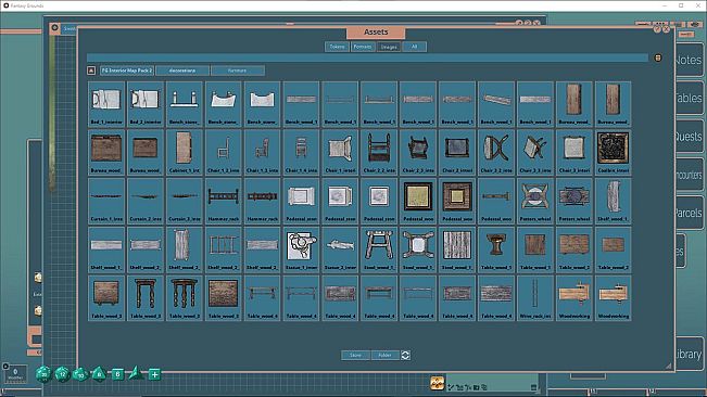 Fantasy Grounds - FG Interior Map Pack 2