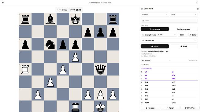 Camille Queen of Chess bots