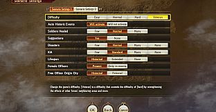 RTK14: Difficulty [Veteran] & Scenario Settings Set
