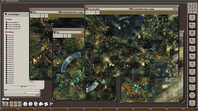 Fantasy Grounds -  Black Scroll Games - Forest of Fallen Giants (Map Pack)