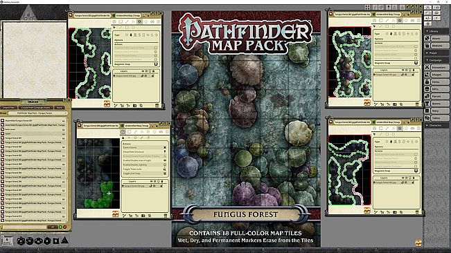 Fantasy Grounds - Pathfinder RPG - Map Pack - Fungus Forest