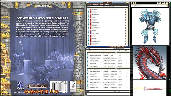 Fantasy Grounds - Pathfinder 2 RPG - Treasure Vault (Remastered)