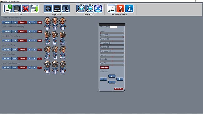 Universal Character Generator