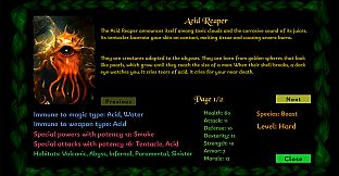Caverns And Dryads - Bestiary DLC