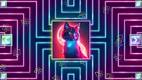 Neon Fantasy: Cats